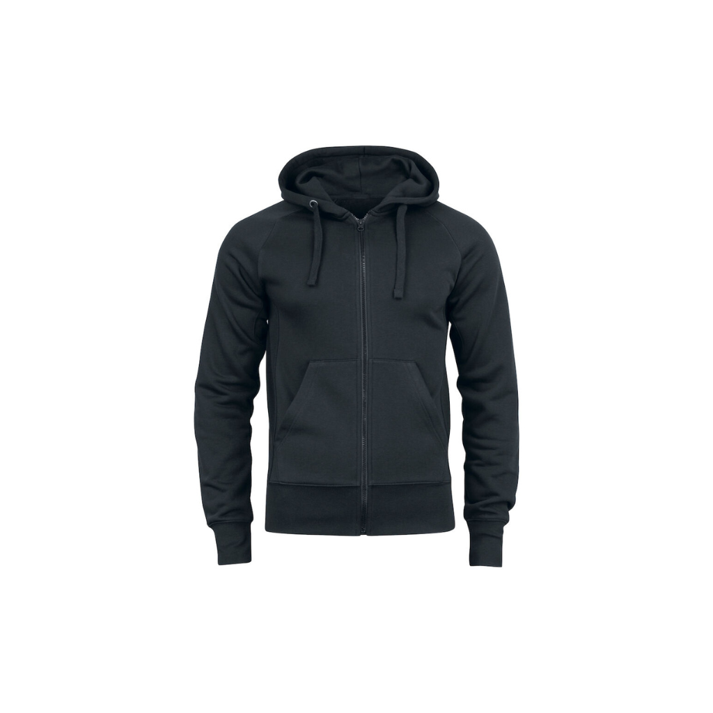 Harper hættebluse med lynlås