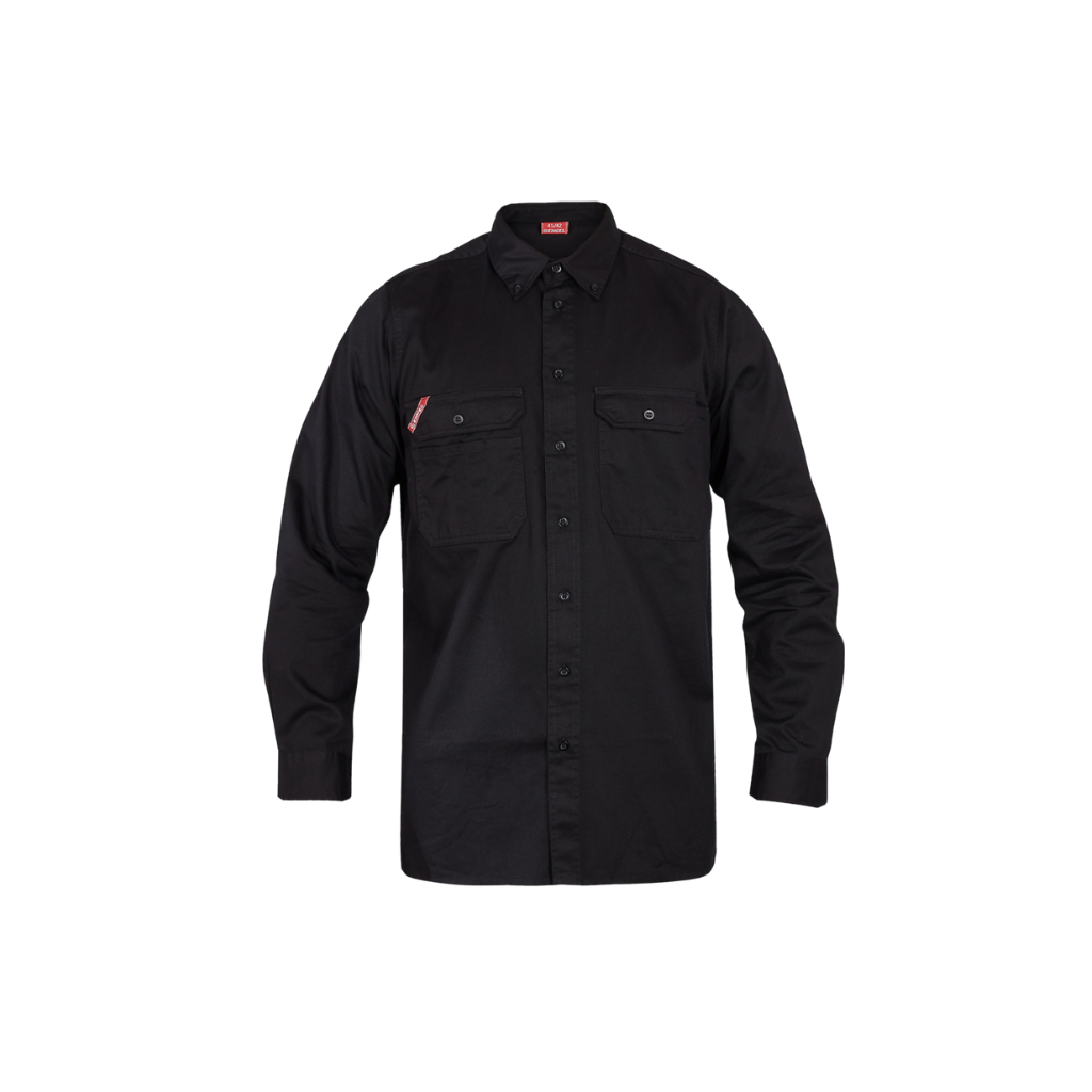 Langærmet arbejdsskjorte