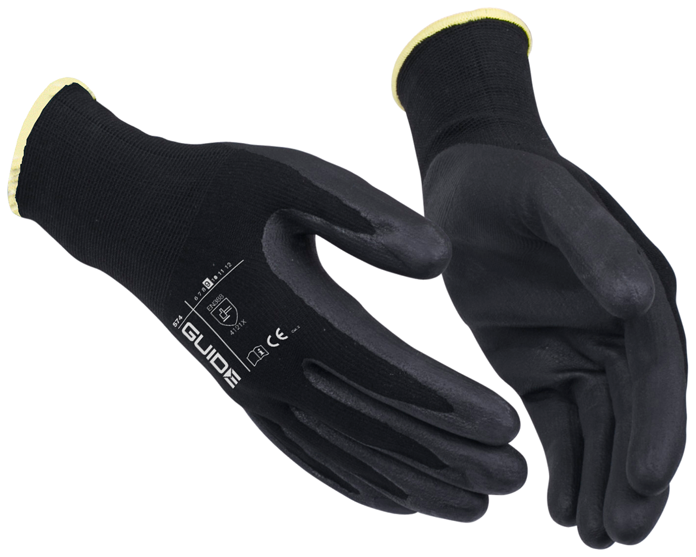 GUIDE 574 - nitrildyppet tætsiddende handske