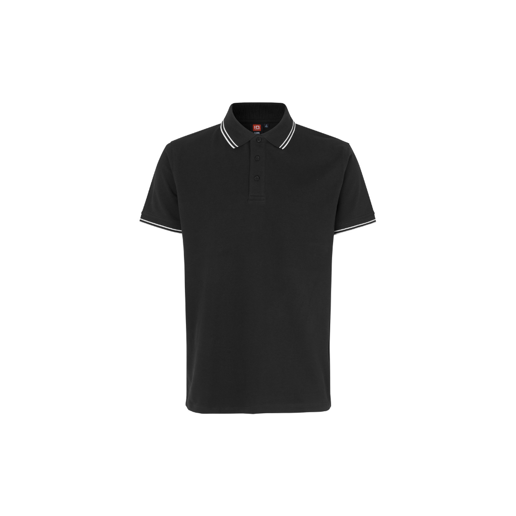 Stretchig kontrastpolo