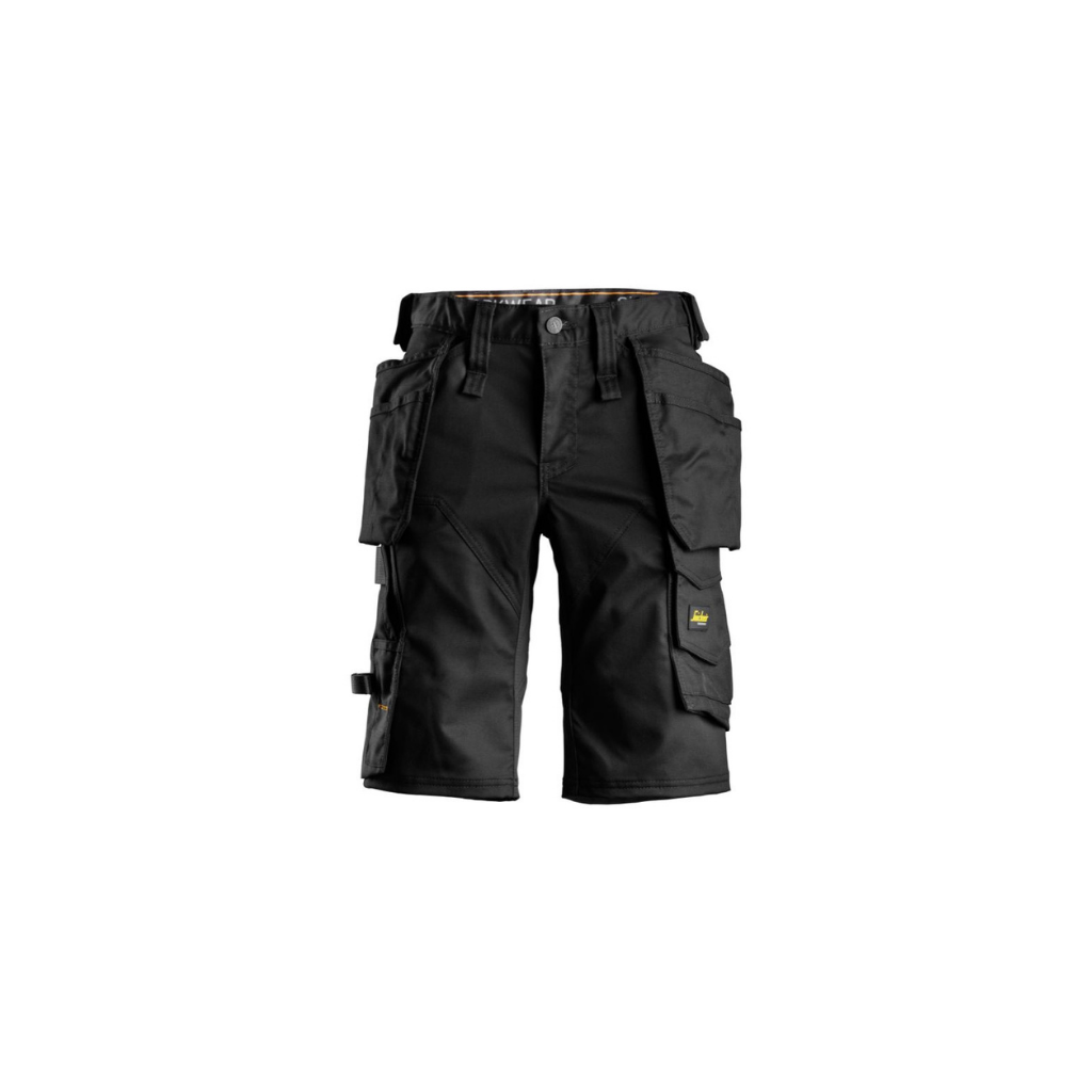 AllroundWork, stretch dameshorts med hylsterlommer